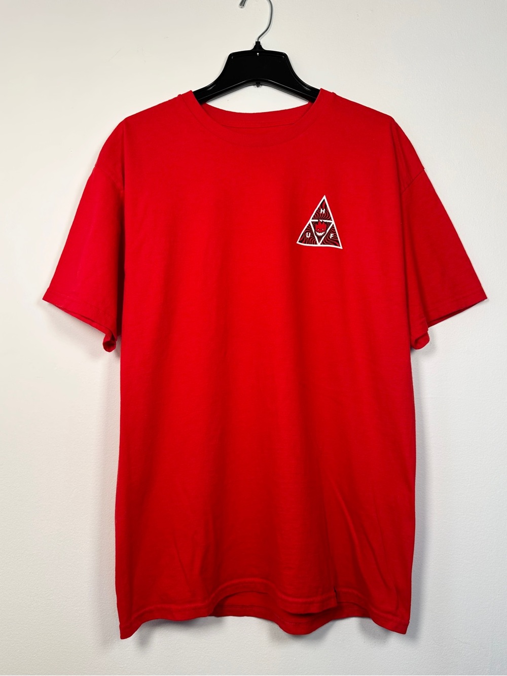HUF Graphic Skate Tee Red Streetwear T-Shirt